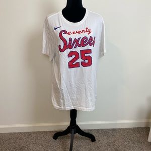 Nike Seventy Sixers #25 shirt